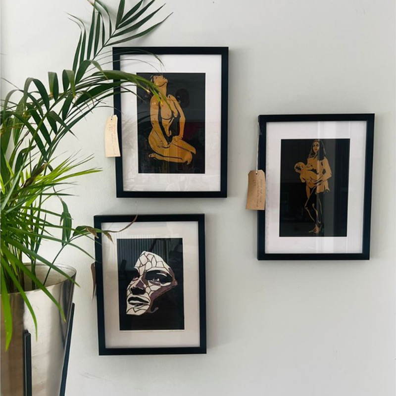 Lino prints by Bimbi