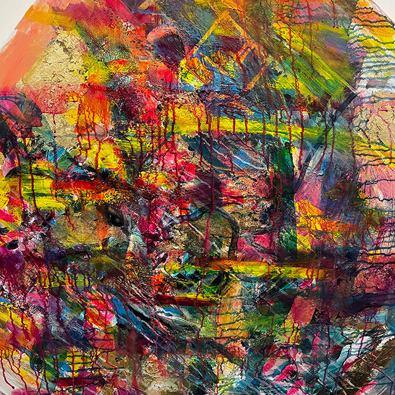 Canvas turned upside down